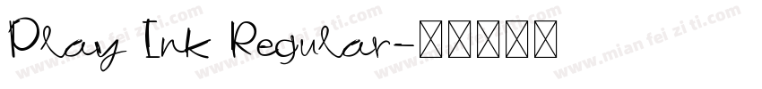 Play Ink Regular字体转换